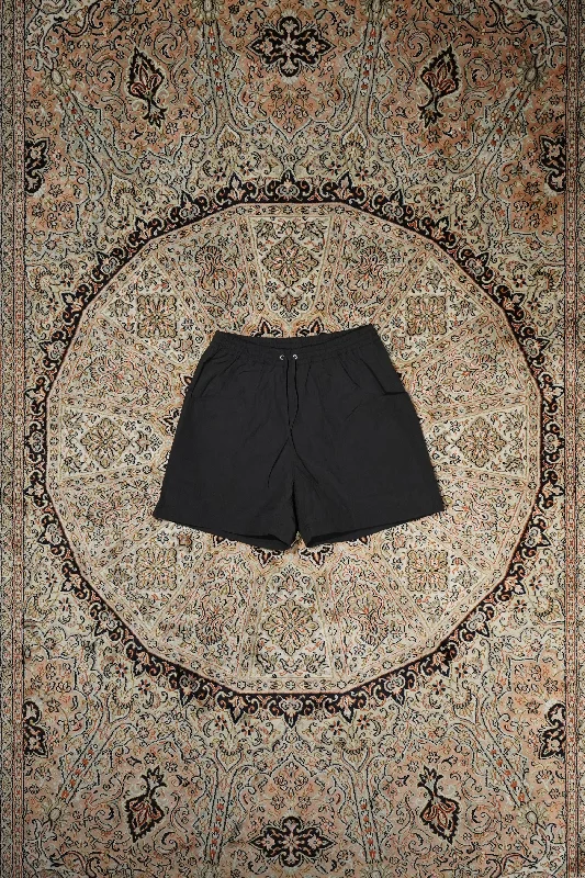 Custom Premium Pants-SUGARHILL NYLON SHORTS (BLACK)