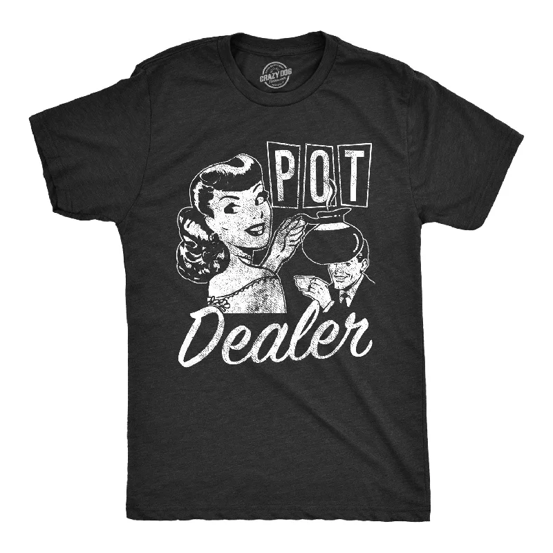 Custom T-Shirts for Barbecue Parties-Pot Dealer Men's T Shirt