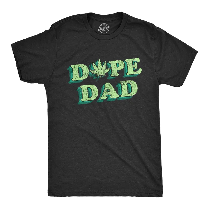 Custom T-Shirts with Pet Graphics-Dope Dad Men's T Shirt