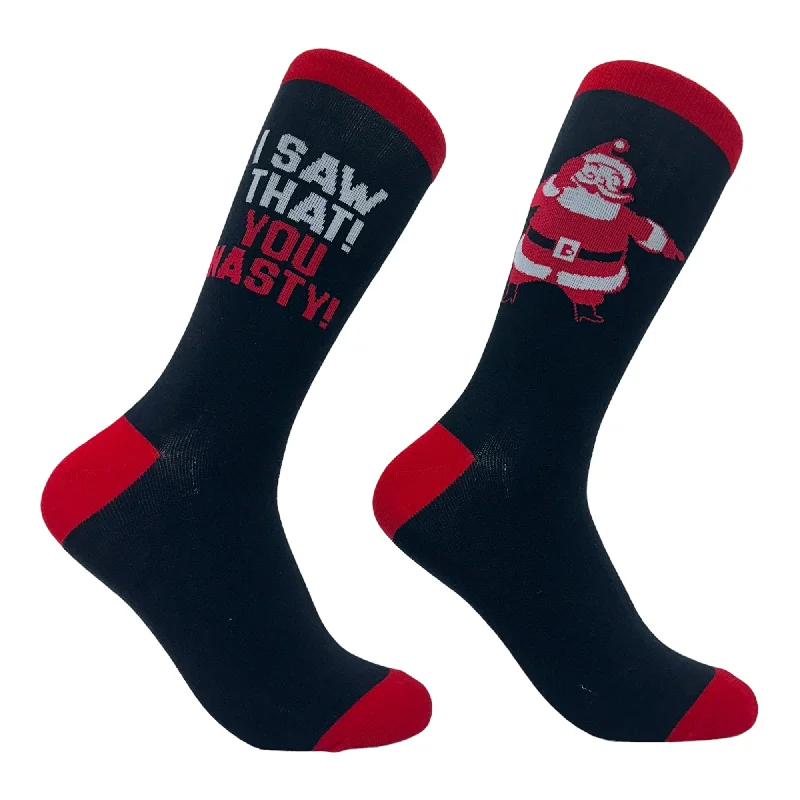 Custom Diabetic Compression Socks-Women's I Saw That You Nasty Socks