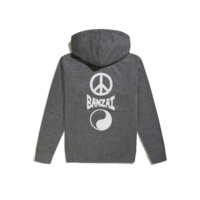 Custom Hoodies for Running Races-Banzai / Tranquility Hoodie