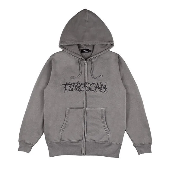 Custom Hoodies for Sports Fans-Timescan Thorns Hoodie - Stonewashed Black