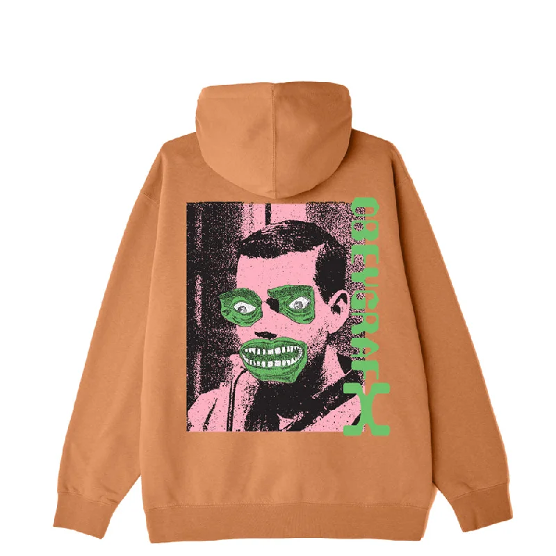 Custom Hoodies with Personalized Text-OBEY GRAFX PREMIUM HOODIE // ORANGE OXIDE