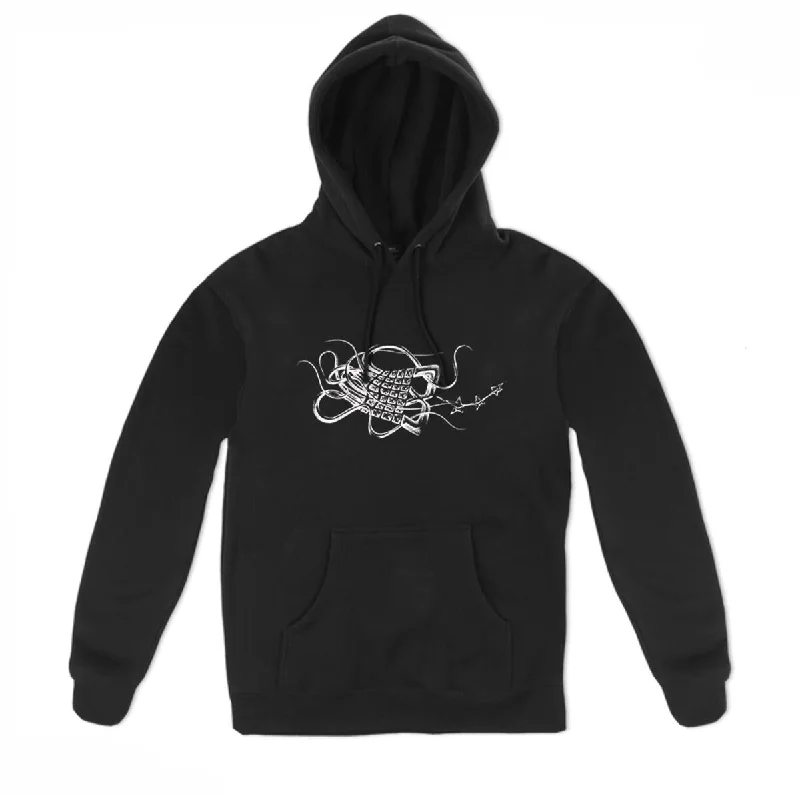 Custom Hoodies for Events-BRONZE 56K GOTHIC HOODIE BLACK