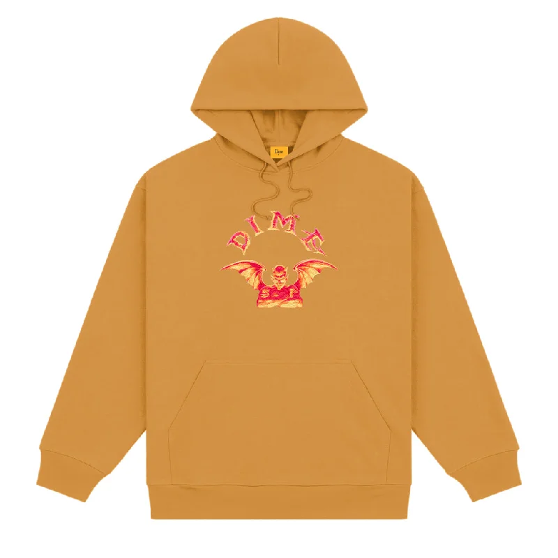 Custom Hoodies for Men-DIME MTL DEVIL HOODIE CARAMEL