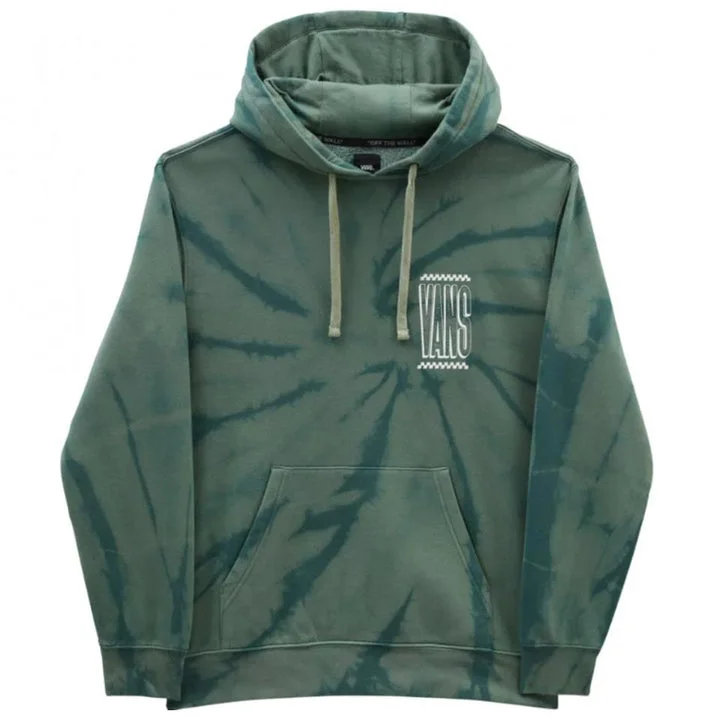 Custom Hoodies for Graduation-VANS TALL TYPE TIE DYE HOODIE - GREEN