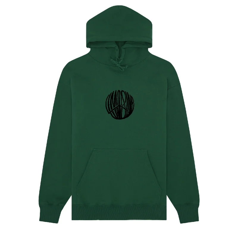 Custom Hoodies for Fundraising-LIMOSINE PEACE HOODIE - GREEN