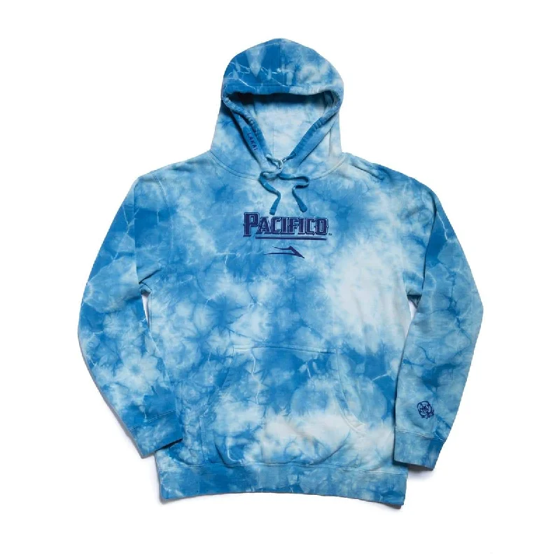 Custom Hoodies with Neutral Colors-LAKAI PACIFICO PULLOVER HOODIE - BLUE TIE DYE