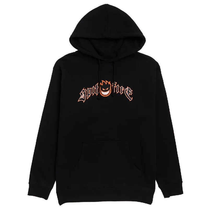 Custom Hoodies for Warmth-Spitfire Immortal Fire Hoodie - Black