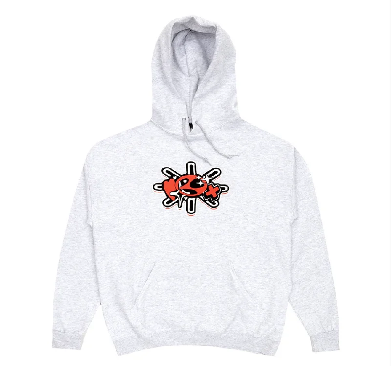 Custom Hoodies for Summer Nights-Limosine Charm Hoodie - Ash Grey