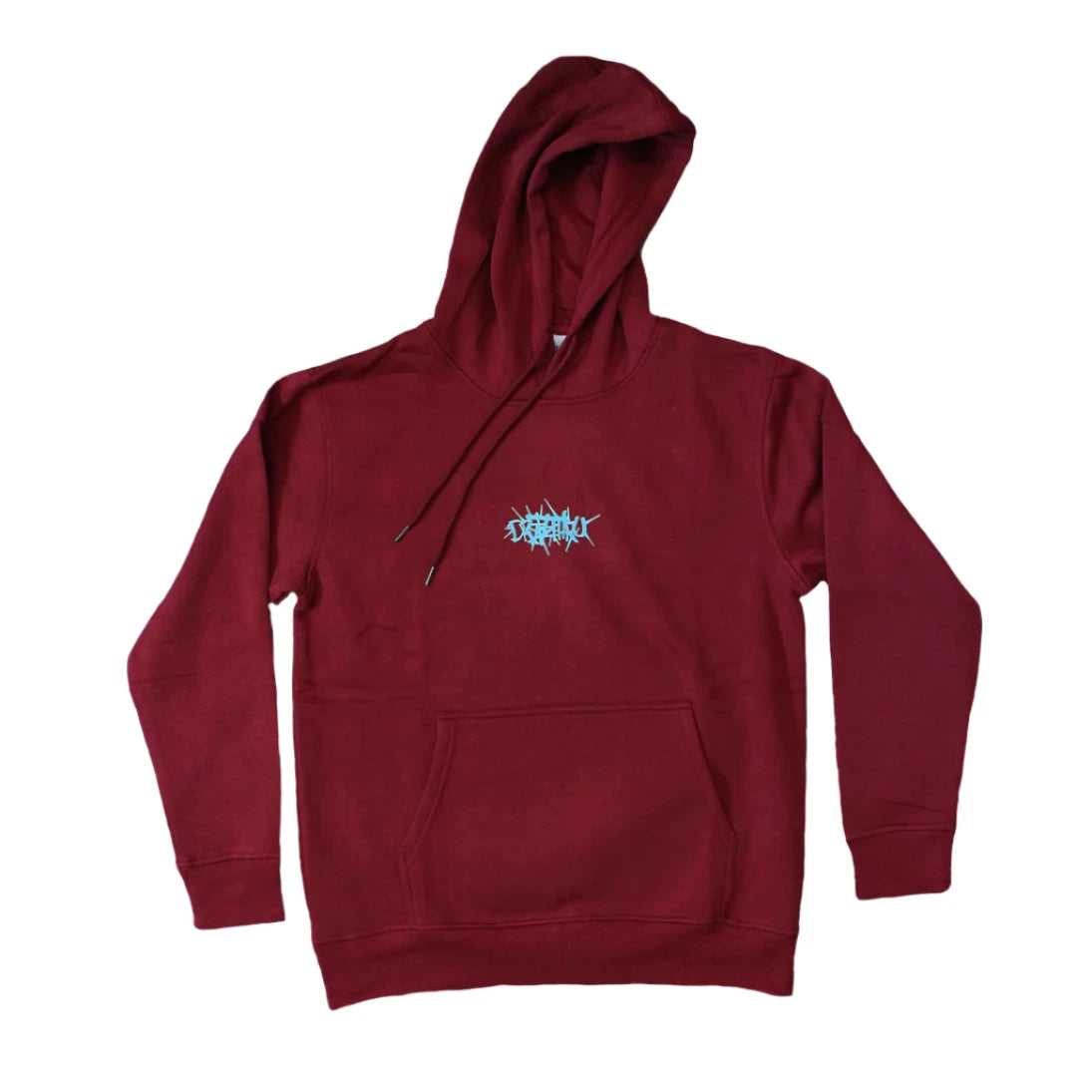 Custom Hoodies with Zipper-DRIVETHRU734 LOGO HOODIE RED