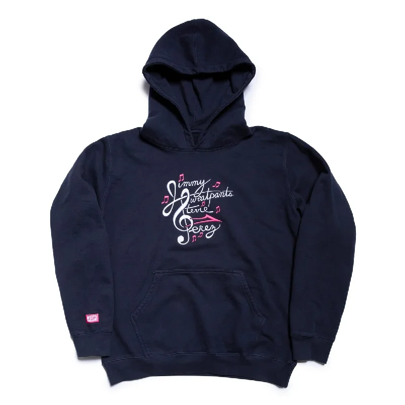 Custom Hoodies with Bold Graphics-LAKAI JSP PULLOVER HOODIE - NAVY