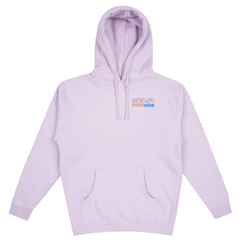 Custom Hoodies for All Seasons-SCI-FI FANTASY LIFE AFTER LIFE HOODIE - LAVENDER