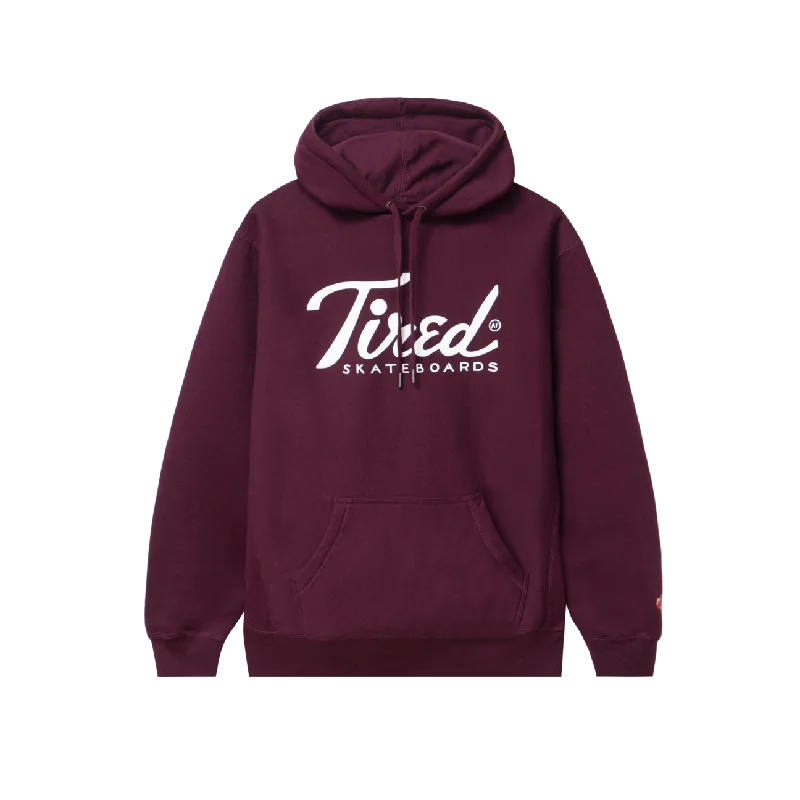 Custom Hoodies for Winter Fashion-TIRED CHERISE HOODIE - MAROON