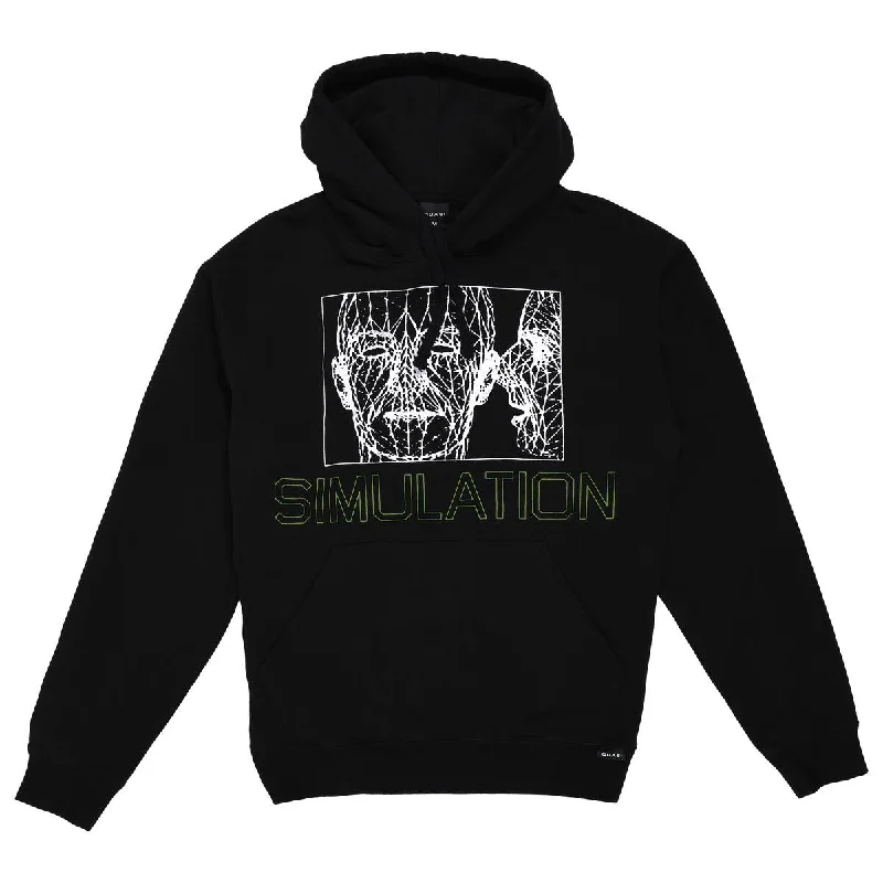 Custom Hoodies for Gift Sets-QUASI SKATEBOARDS SIMULATION HOODIE BLACK