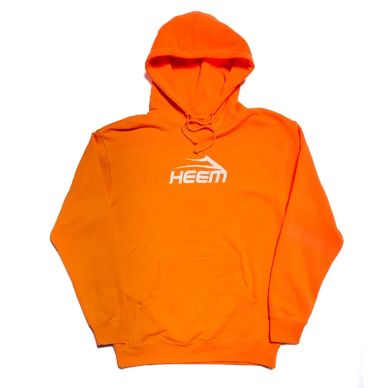 Custom Hoodies with Lightweight Fabric-LAKAI X HEEM FLARE LOGO PULLOVER HOODIE - ORANGE