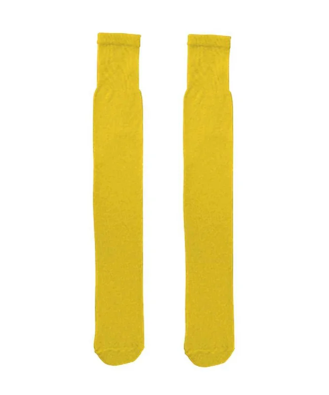 Custom Colorful Sports Socks-Alleson Athletic 3SOC2 League Socks Knee High - Gold