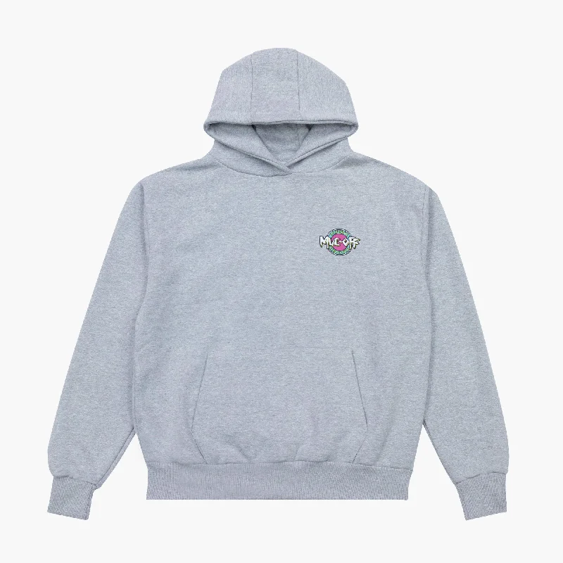 Custom Hoodies with Unique Artwork-Surf Hoodie - Grey