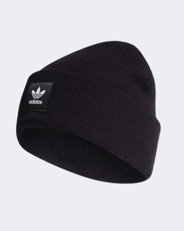 Custom Sun Protection Caps-Adidas CUFF  MEN ORIGINAL Beanie Black