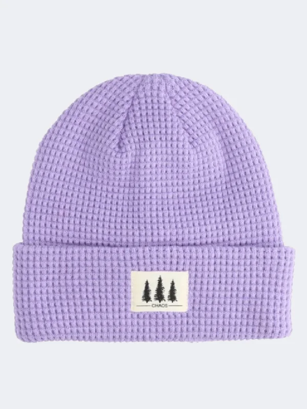 Custom Fishing Team Hats-Chaos Mogul Girls Lifestyle Beanie Lavender