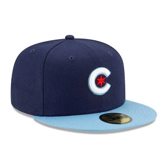 Custom Vintage Hats-CHICAGO CUBS CITY CONNECT 59FIFTY FITTED CAP