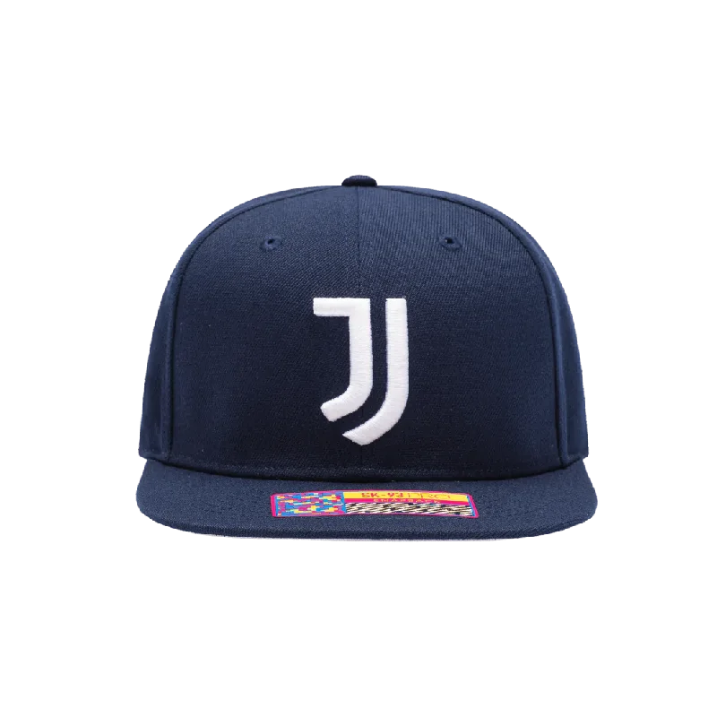 Custom Vintage Logo Hats-FI JUVENTUS AMERICA'S GAME SNAPBACK HAT