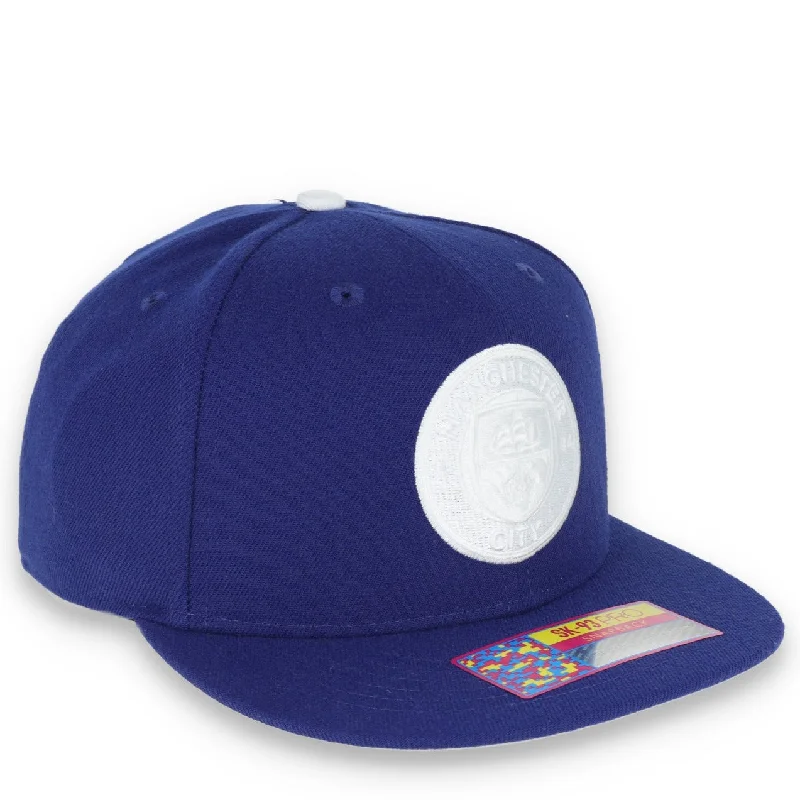 Custom Snapback with Embroidery-FI MANCHESTER CITY AMERICA'S GAME SNAPBACK HAT