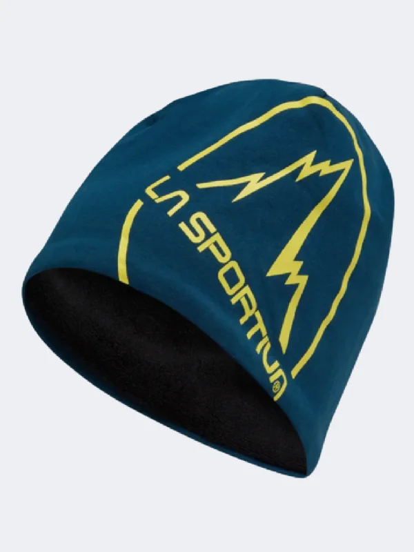 Custom Fundraising Hats-La Sportiva Circle Unisex Hiking Beanie Storm Blue/Lime