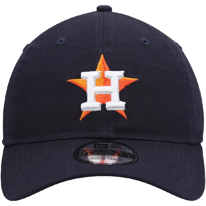 Custom Wool Hats-New Era Houston Astros Core Classic 2.0 9Twenty Adjustable Hat-Black