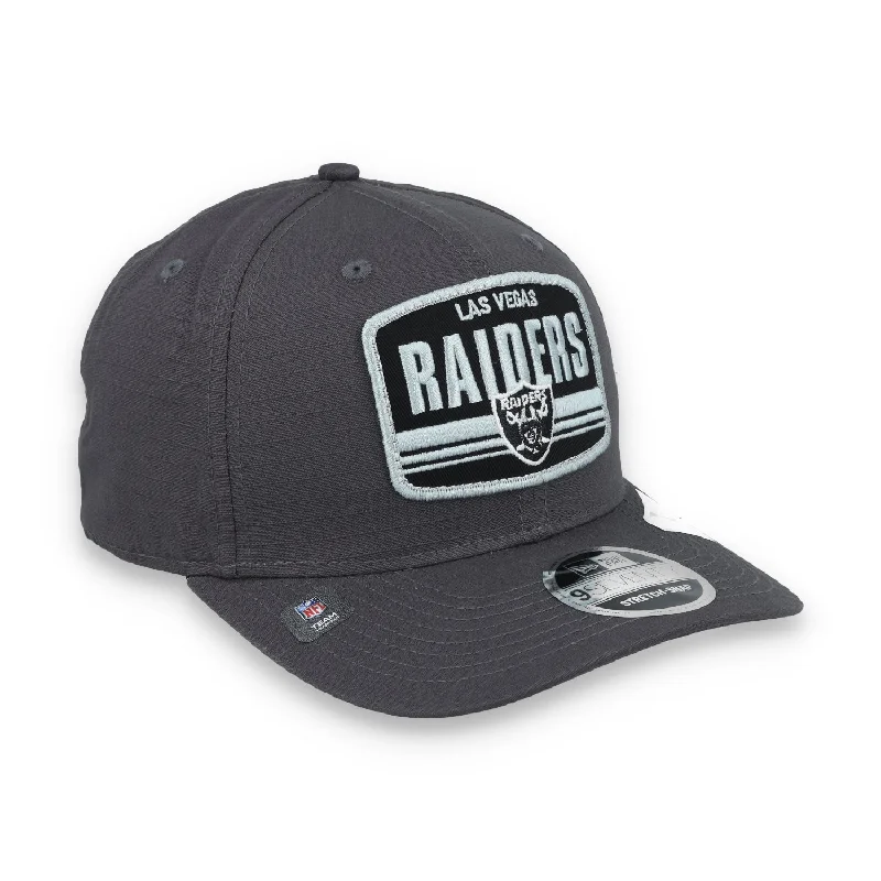 Custom One-Size-Fits-All Hats-New Era Las Vegas Raiders Team Elevated 9SEVENTY Adjustable Cap