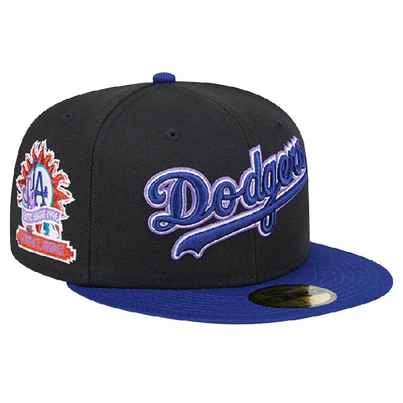 Custom Leather Fedora Hats-New Era Los Angeles Dodgers Retro Spring Training 59FIFTY Fitted Hat