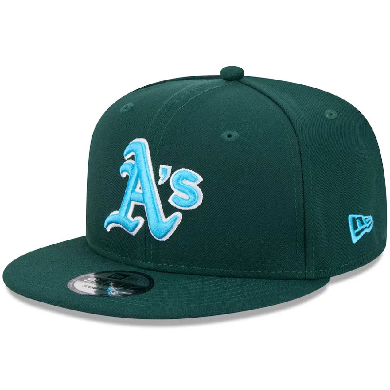 Custom Custom Work Safety Hats-New Era Oakland Athletics 2024 9FIFTY Snapback Hat