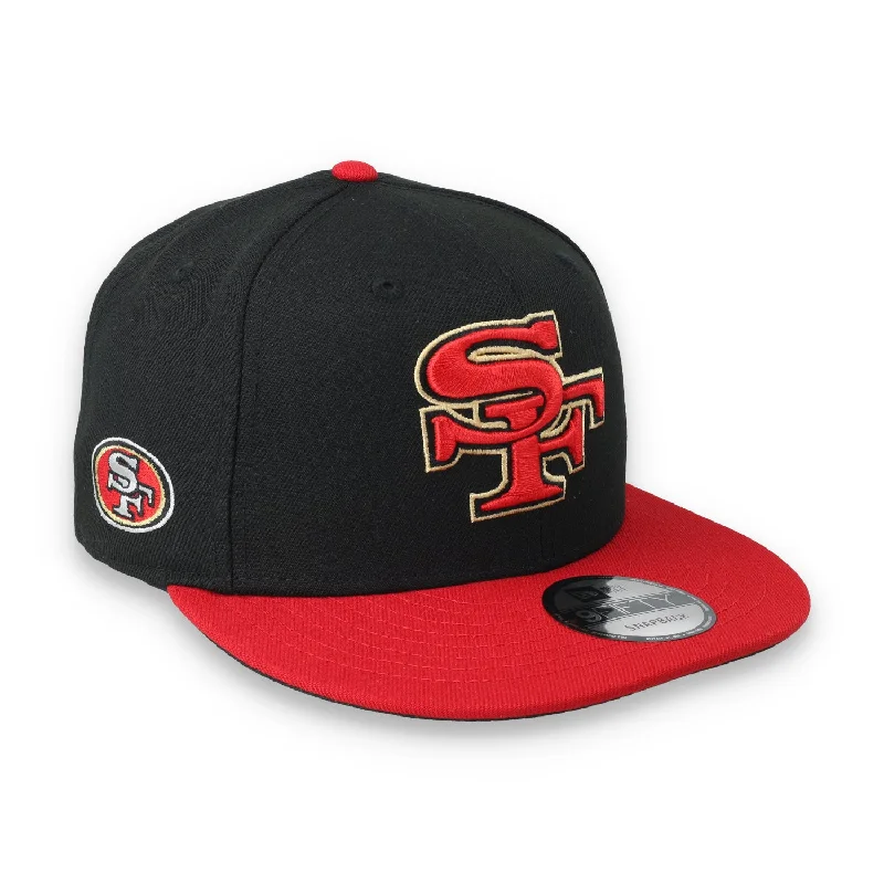 Custom Artistic Graphic Hats-New Era San Francisco 49ers9FIFTY Snapback Hat-Black