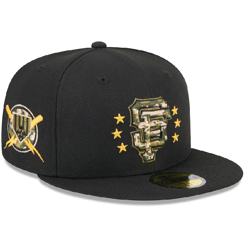 Custom Corporate Team Caps-New Era San Francisco Giants Armed Forces Day On-Field 59FIFTY Fitted Hat 2024