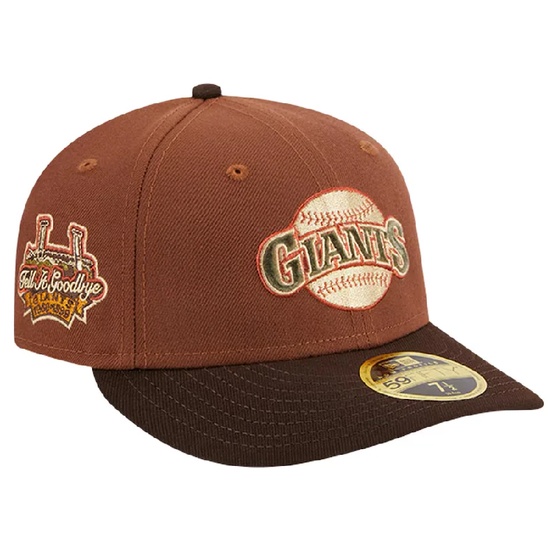 Custom Adjustable Mesh Caps-New Era San Francisco Giants Velvet Logo Fill Low Profile 59FIFTY Fitted Hat