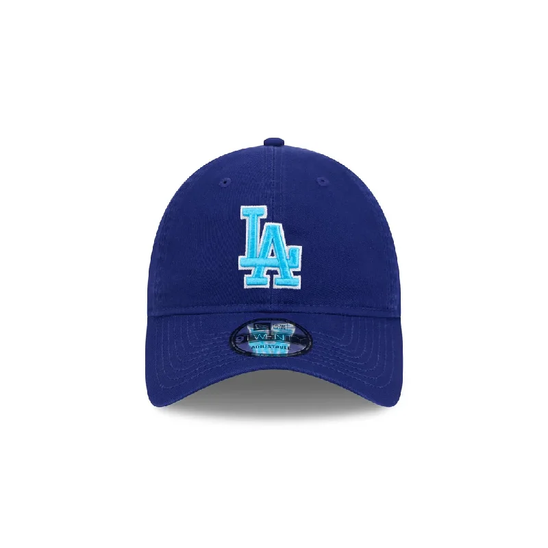 Custom Fishing Expedition Hats-New Era Youth Los Angeles Dodgers 9FORTY Adjustable Hat