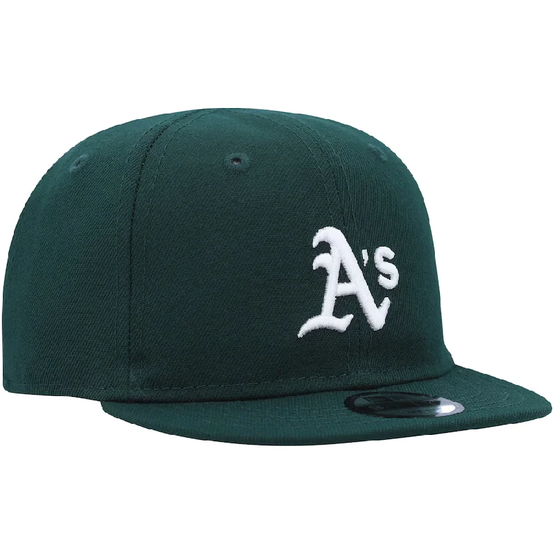 Custom Trendy Hats-New Era Youth Oakland Athletics 9FIFTY Snapback Hat-Green