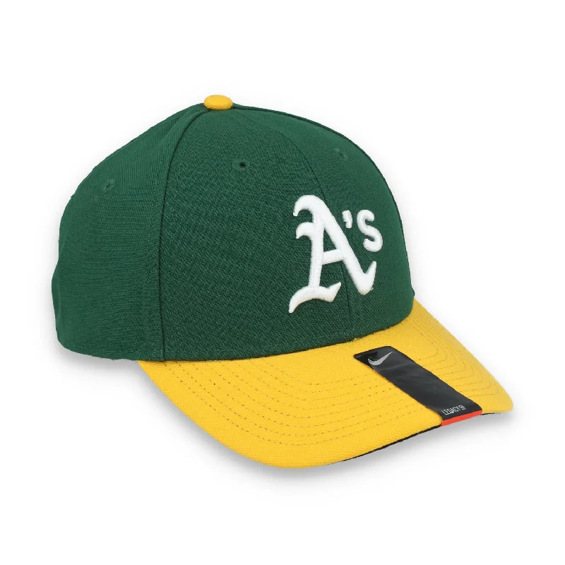 Custom Reflective Safety Hats-Nike Oakland Athletics Legacy91  Dri-FIT Adjustable Hat -Green/Yellow