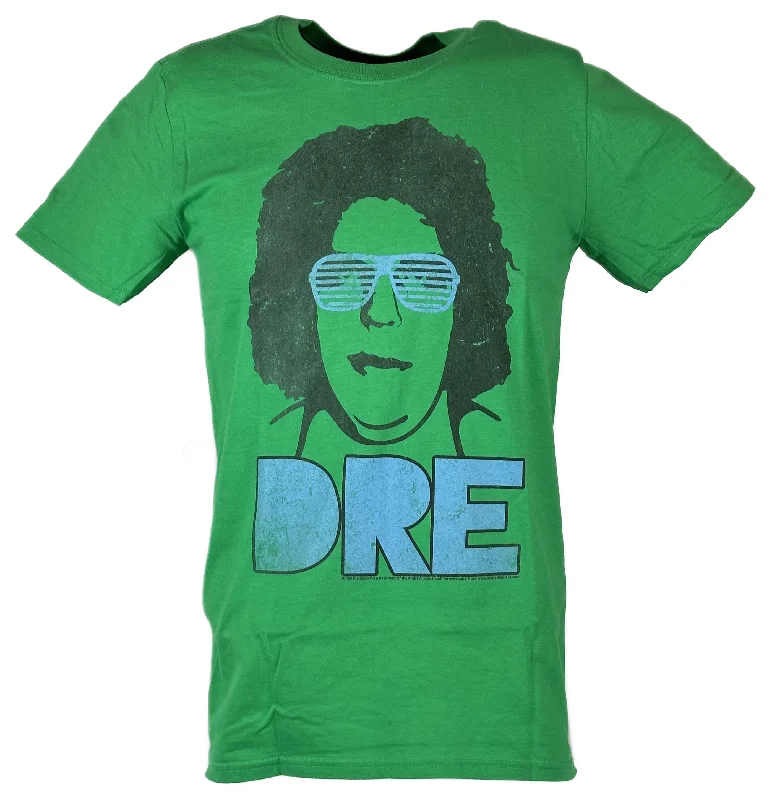 Custom T-Shirts for Tailgating Parties-Andre the Giant DRE WWE Mens Green T-shirt