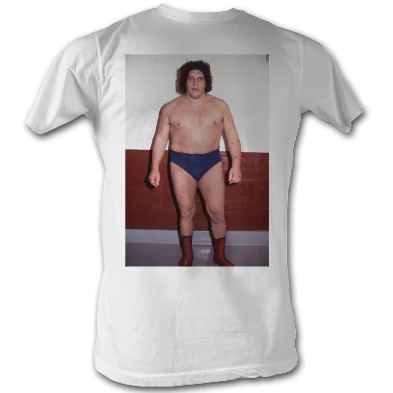 Custom T-Shirts for Logo Branding-Andre the Giant Full Color Lightweight White T-shirt