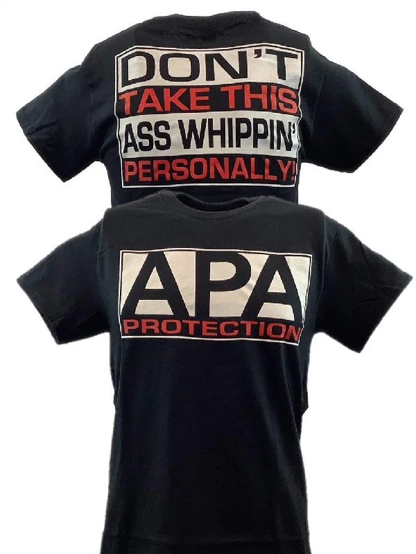 Custom T-Shirts with Slogans-APA Protection Agency Ron Simmons JBL Mens T-shirt