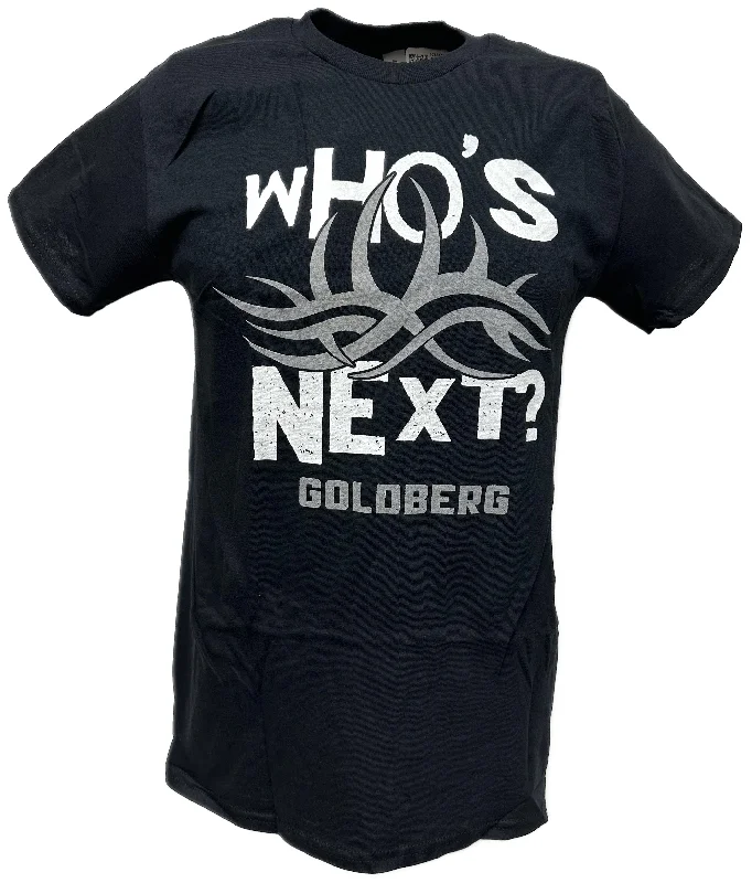 Custom T-Shirts for Kids-Bill Goldberg Who's Next Graffiti WWE Mens T-shirt