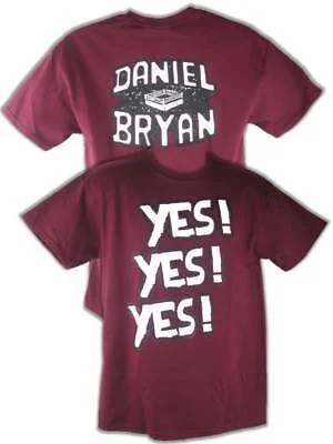 Custom T-Shirts for Yoga-Daniel Bryan Yes Yes Yes Mens Red T-shirt