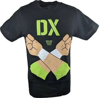 Custom Graphic T-Shirts-DX D-Generation X Let's Get Ready WWE Mens T-shirt