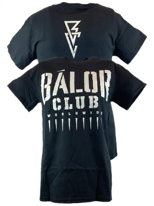 Custom T-Shirts for Family Reunions-Finn Balor Club Wordwide Mens Black T-shirt