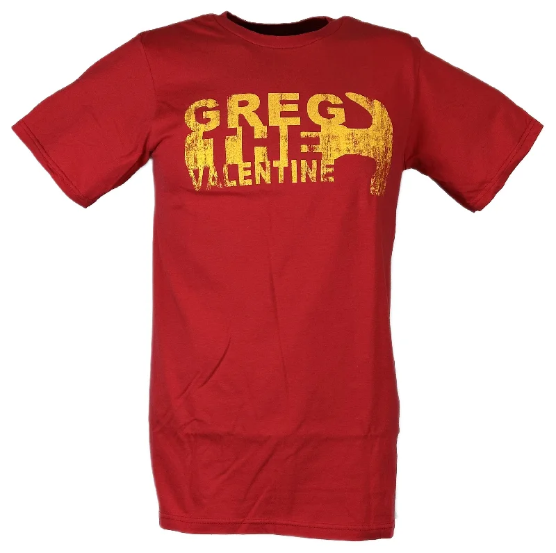 Custom T-Shirts for Trendy Looks-Greg the Hammer Valentine Mens Red T-shirt