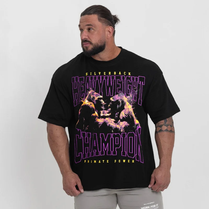 Custom T-Shirts for Movie Fans-Heavyweight Champion T-Shirt Primate