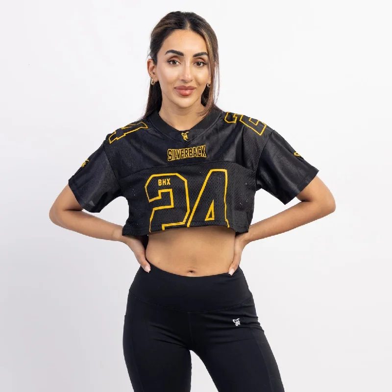 Custom T-Shirts for Layering-End Zone Crop Jersey