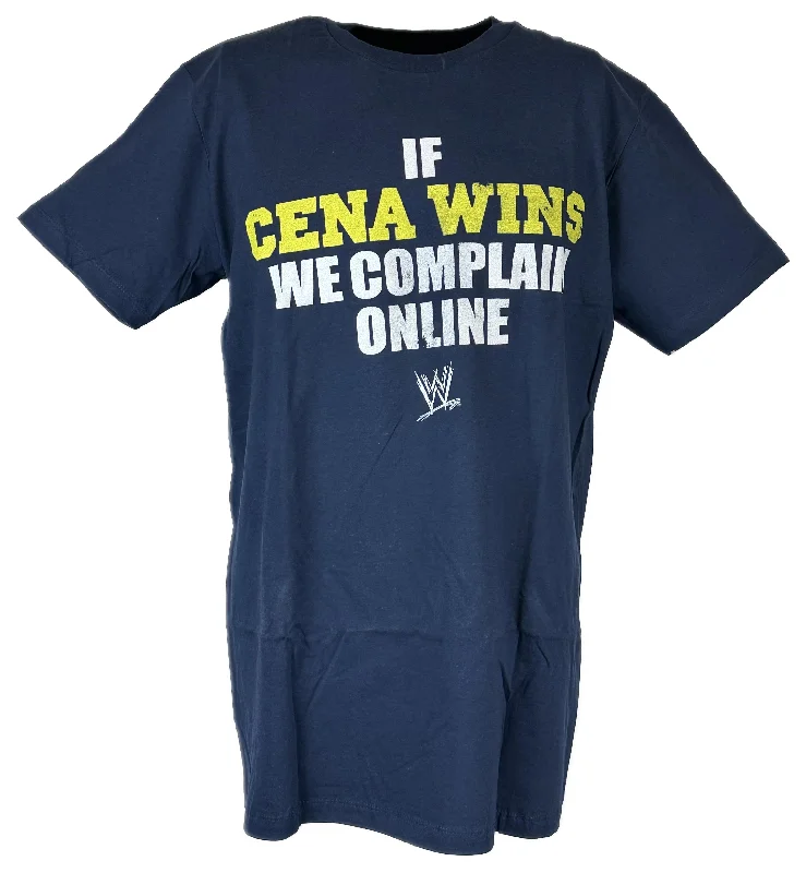 Custom T-Shirts for Promotions-If John Cena Wins We Complain Online WWE Riot T-shirt