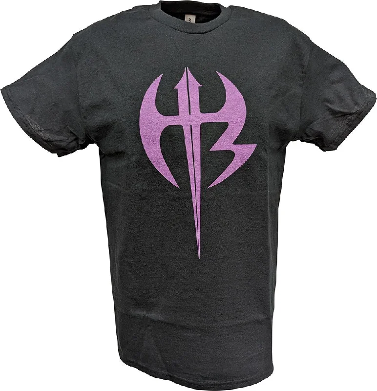 Custom T-Shirts with Meme Designs-Jeff Matt Hardy Boyz Purple Logo WWE Mens T-shirt